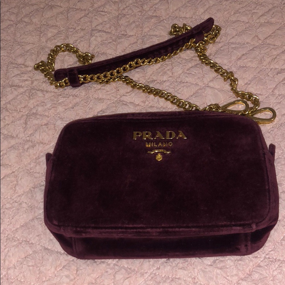 Prada Velvet Purse